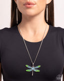 DRAGONFLY to the Sky Blue ✧ Necklace