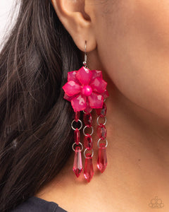 Earrings Fish Hook,Pink,Hawaiian Hallmark Pink ✧ Earrings