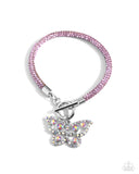 Aerial Appeal Pink ✧ Butterfly Iridescent Bracelet
