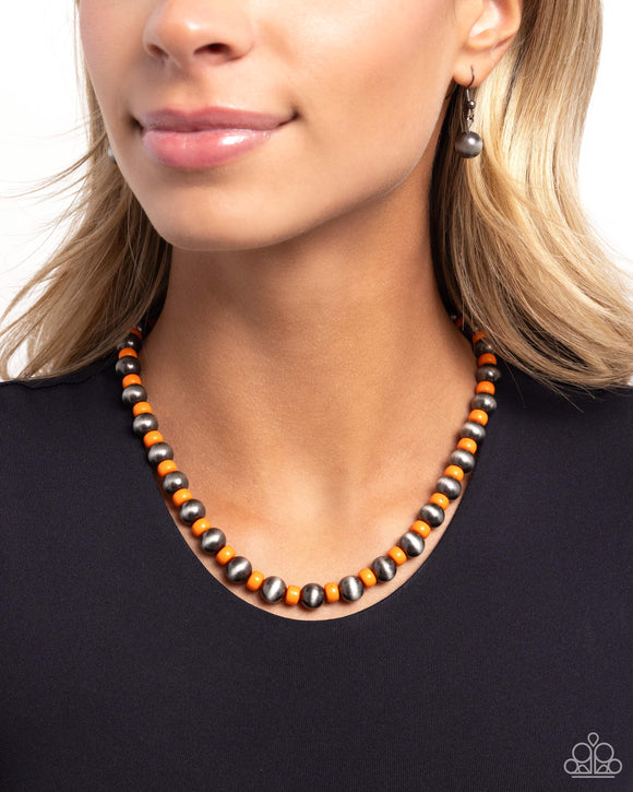 Contemporary Confidence Orange ✧ Necklace