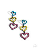 Sweetheart Succession Pink ✧ Heart Post Earrings