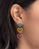 Sweetheart Succession Pink ✧ Heart Post Earrings