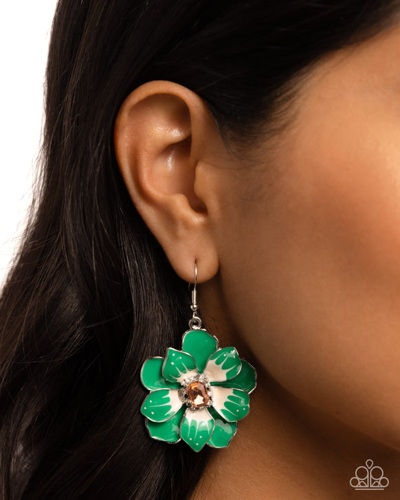 Tropical Treasure Green ✧ Earrings