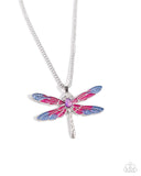 DRAGONFLY to the Sky Purple ✧ Necklace