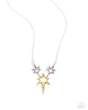 Explosive Exhibit Yellow ✧ Iridescent Star Necklace