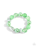 Plentiful Pigment Green ✧ Stretch Bracelet