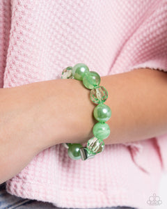 Bracelet Stretchy,Green,New,Plentiful Pigment Green ✧ Stretch Bracelet