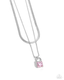 Padlock Possession Pink ✧ Lock Necklace