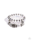 Malibu Maiden White ✧ Iridescent Stretch Bracelet