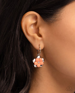 Earrings Hoop,Orange,Horticultural Haute Orange ✧ Hoop Earrings