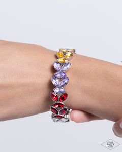 Bracelet Stretchy,Multi-Colored,Pink Diamond Exclusive,Gilded Gardens Multi ✧ Stretch Bracelet