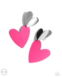 Romantic Occasion Pink ✧ Heart Clip-On Earrings