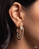 Triad Trek Gold ✧ Clip-On Earrings