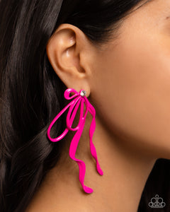 Earrings Post,Pink,Trendy Tapestry Pink ✧ Post Earrings