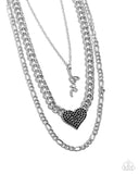 Luxurious Love Black ✧ Heart Necklace