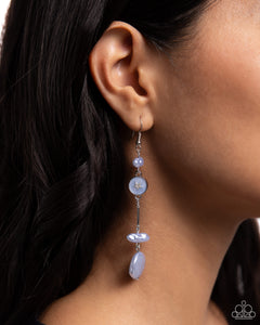 Blue,Earrings Fish Hook,Moon,Stars,Blissful Balance Blue ✧ Moon & Star Earrings