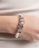 Charming Candidate White ✧ Heart Stretch Bracelet