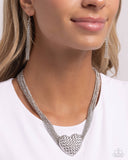 Crushing On You Silver ✧ Heart Necklace