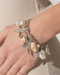 Bracelet Clasp,Shell,Starfish,White,Seashell Song White ✧ Bracelet