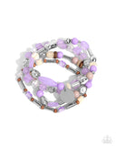 Cloudy Chic Purple ✧ Stretch Bracelet