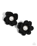 Blooming Backdrop Black ✧ Post Earrings