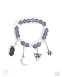 Moth Maestro Blue ✧ Moon, Star, & Hematite Bracelet