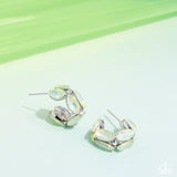 Dazzling Destiny Green ✧ Iridescent Hoop Earrings