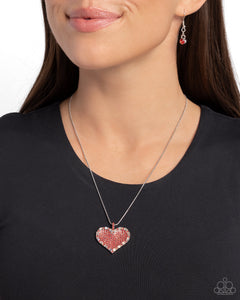 Hearts,Necklace Short,Red,Valentine's Day,Affectionate Advance Red ✧ Heart Necklace