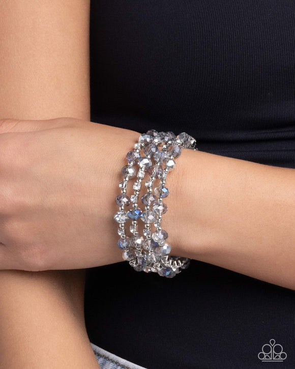 Refined Reality Silver ✧ UV Coil Bracelet