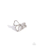 BOW-stopper White ✧ Heart Ring