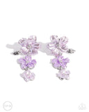 Balanced Bouquet Purple ✧ Clip-On Earrings