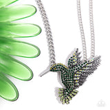 Hummingbird Headline Green ✧ Iridescent Necklace