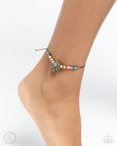 Anklet,Multi-Colored,Shell,Yellow,Break the SHELL Yellow ✧ Anklet