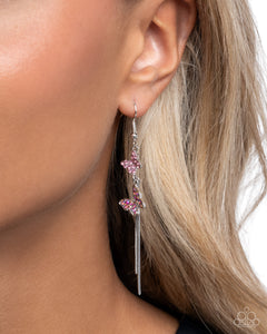 Butterfly,Earrings Fish Hook,Iridescent,Pink,Aerial Affection Pink ✧ Iridescent Earrings