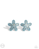 Starfish Serenade Blue ✧ Iridescent Clip-On Earrings