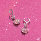 Delightful Valentines Day Pink ✧ Iridescent Hinged Hoop Earrings