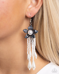 Black,Earrings Fish Hook,White,Prom Personality Black ✧ Earrings