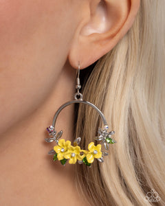 Earrings Fish Hook,Yellow,Fairy Freestyle Yellow ✧ Earrings