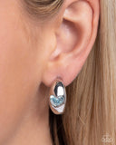 Perfect Point Blue ✧ Heart Hoop Earrings