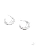 Curly Charisma Silver ✧ Hoop Earrings