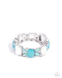 Lavish Laurels Blue ✧ Stretch Bracelet