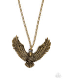 Edgy Eagle Brass ✧ Necklace