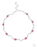 Striped Season Pink ✧ Necklace