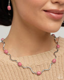 Striped Season Pink ✧ Necklace