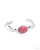 Striped Sensation Pink ✧ Cuff Bracelet