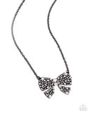 Bewitching Bow Black ✧ Necklace