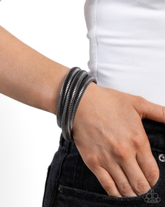 Black,Bracelet Coil,Favorite,Gunmetal,Charismatic Coils Black ✧ Coil Bracelet