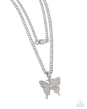 Aerial Arrangement White ✧ Butterfly Necklace