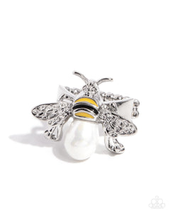 Bee,Favorite,Ring Skinny Back,Yellow,BEE-utiful Bling Yellow ✧ Ring