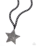 Stellar Selfie Black ✧ Star Necklace